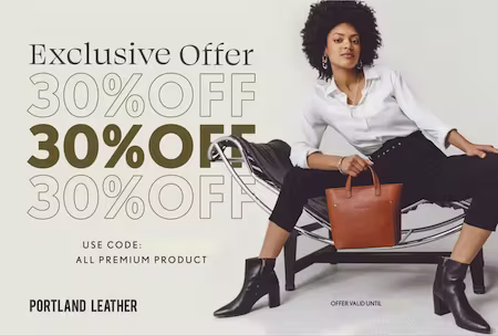 Portland Leather brand logo — ecommerce brand using PostPilot direct mail
