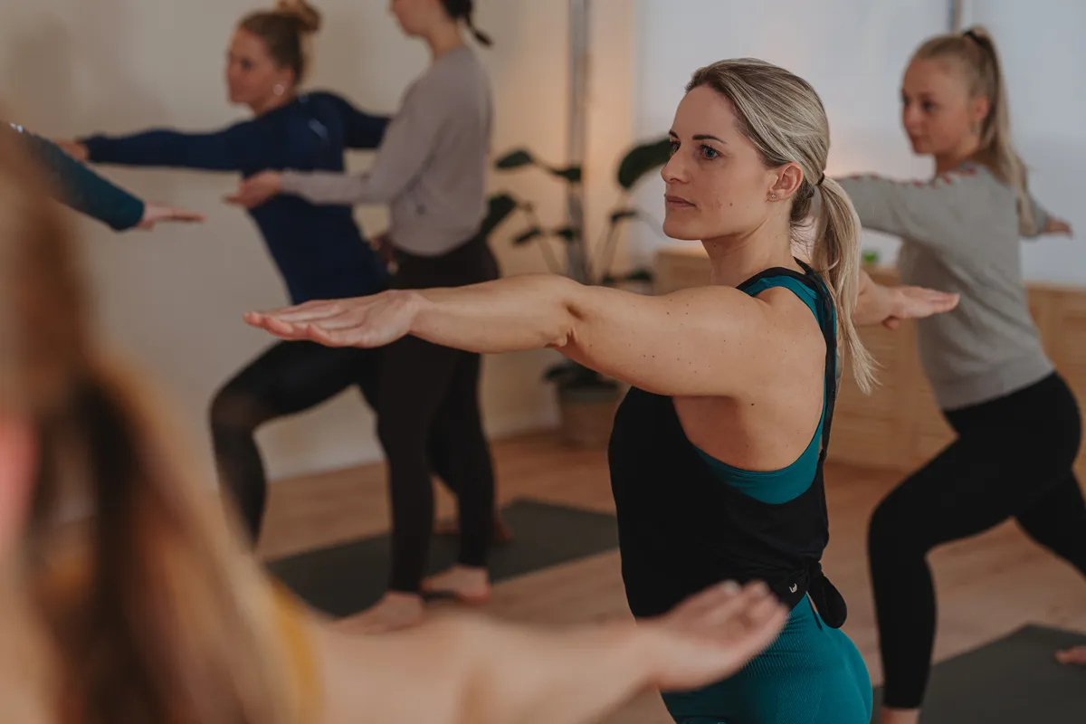 Warrior II yoga