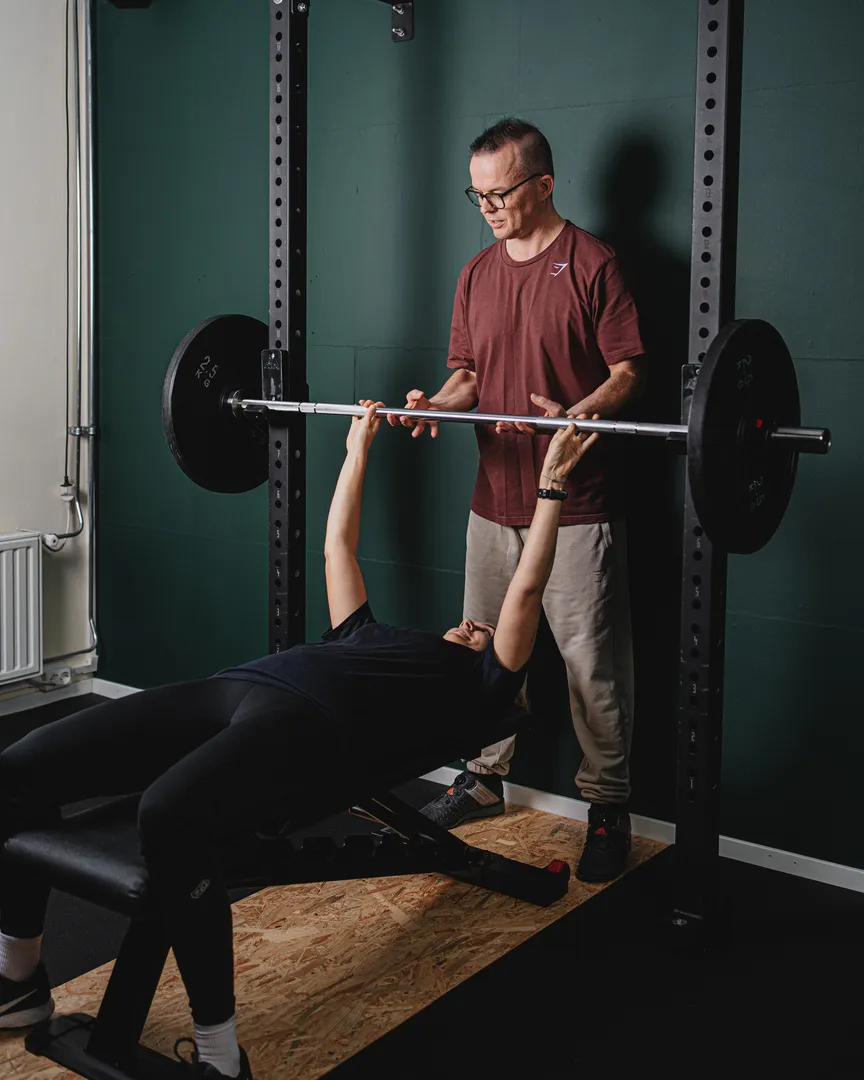 Hulp bij bench press PT