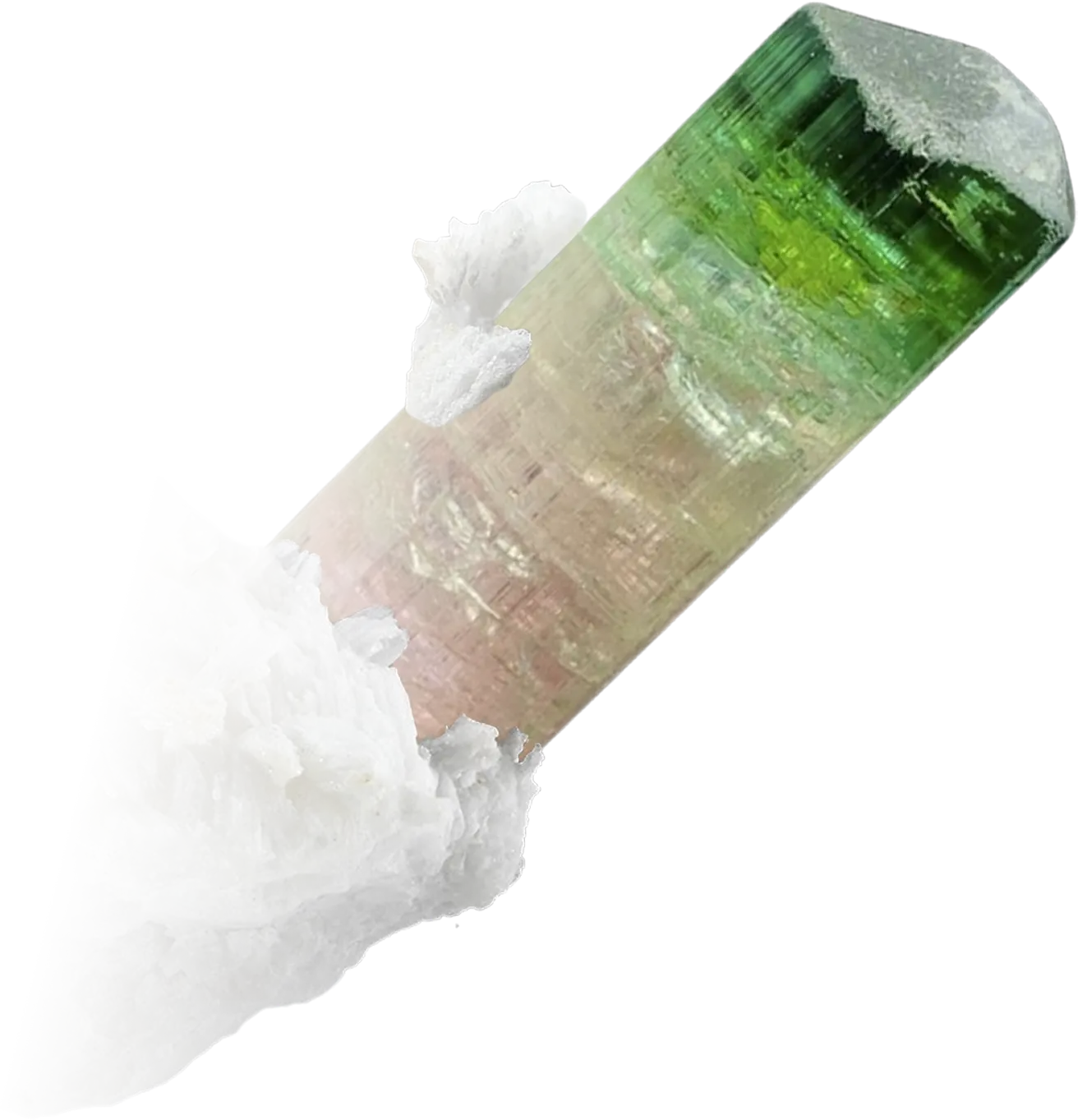 An image of an uncut tourmaline