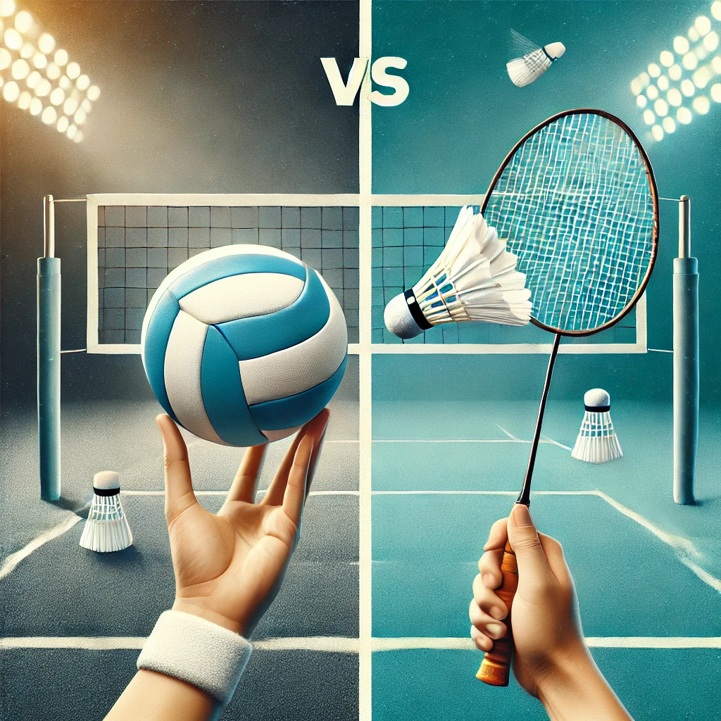 Similarities and Differences Between Volleyball and Badminton Javelin Sports