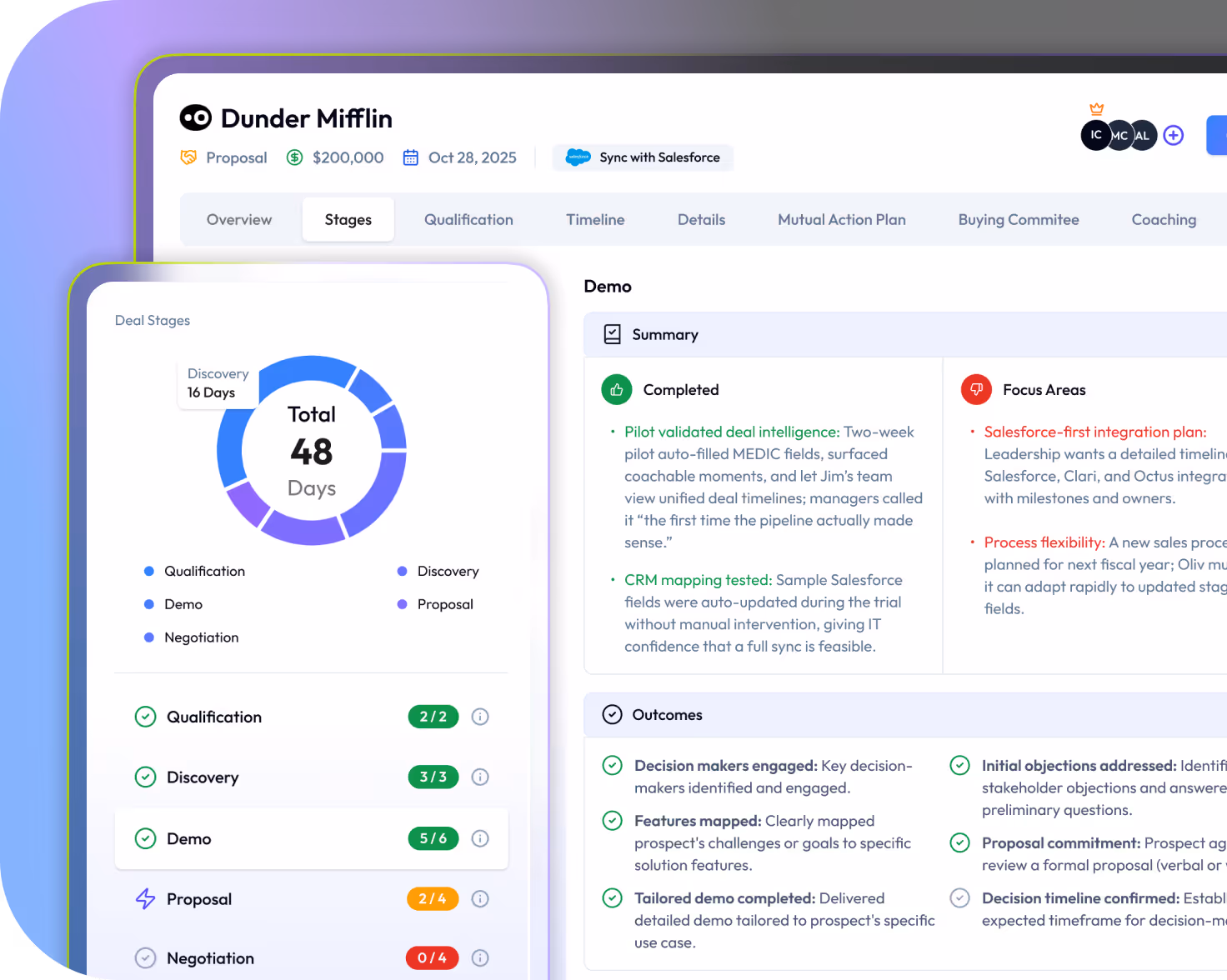 Get an accurate, unbiased view of every deal and account