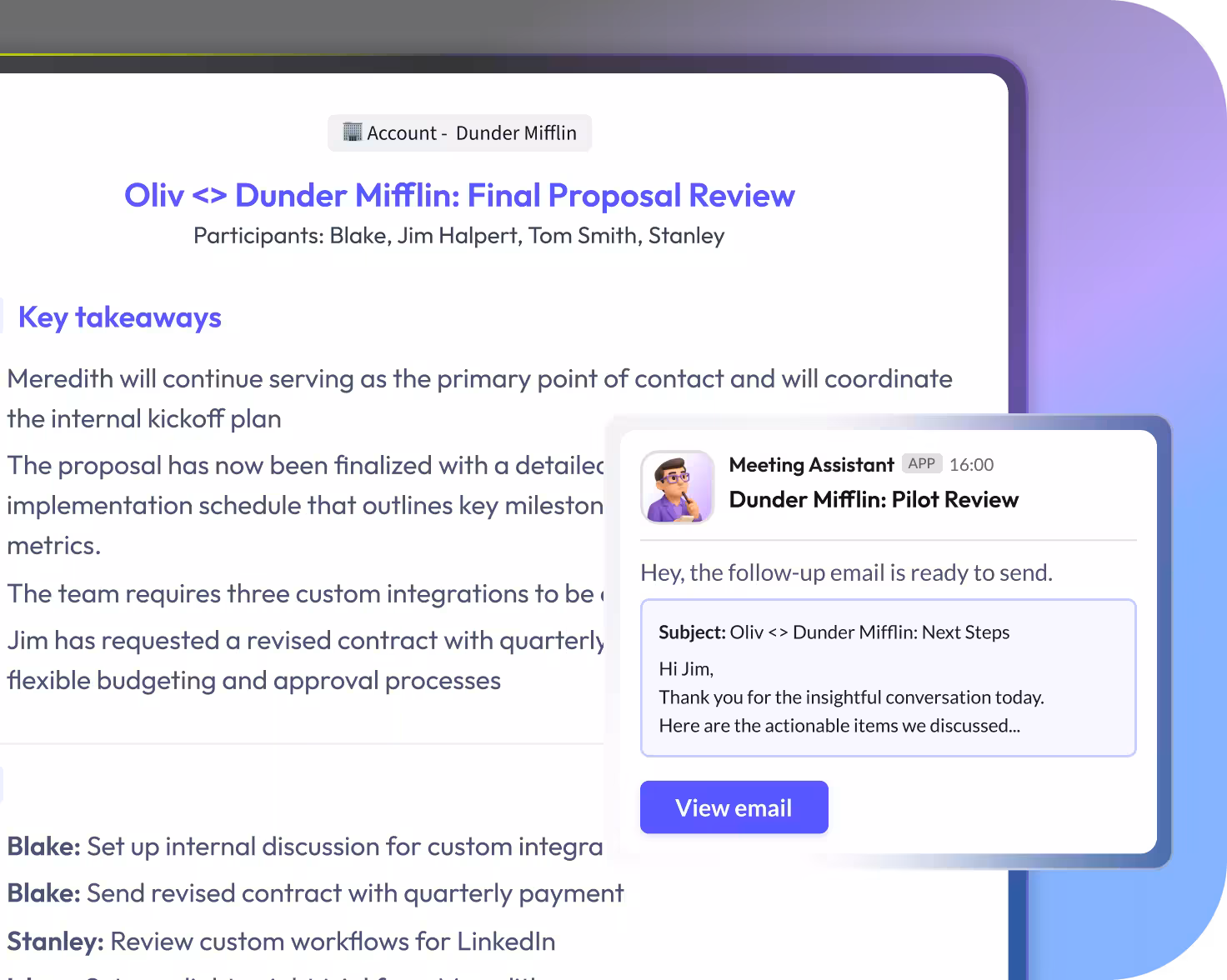 Enable AI Agents for the team to stay consistent