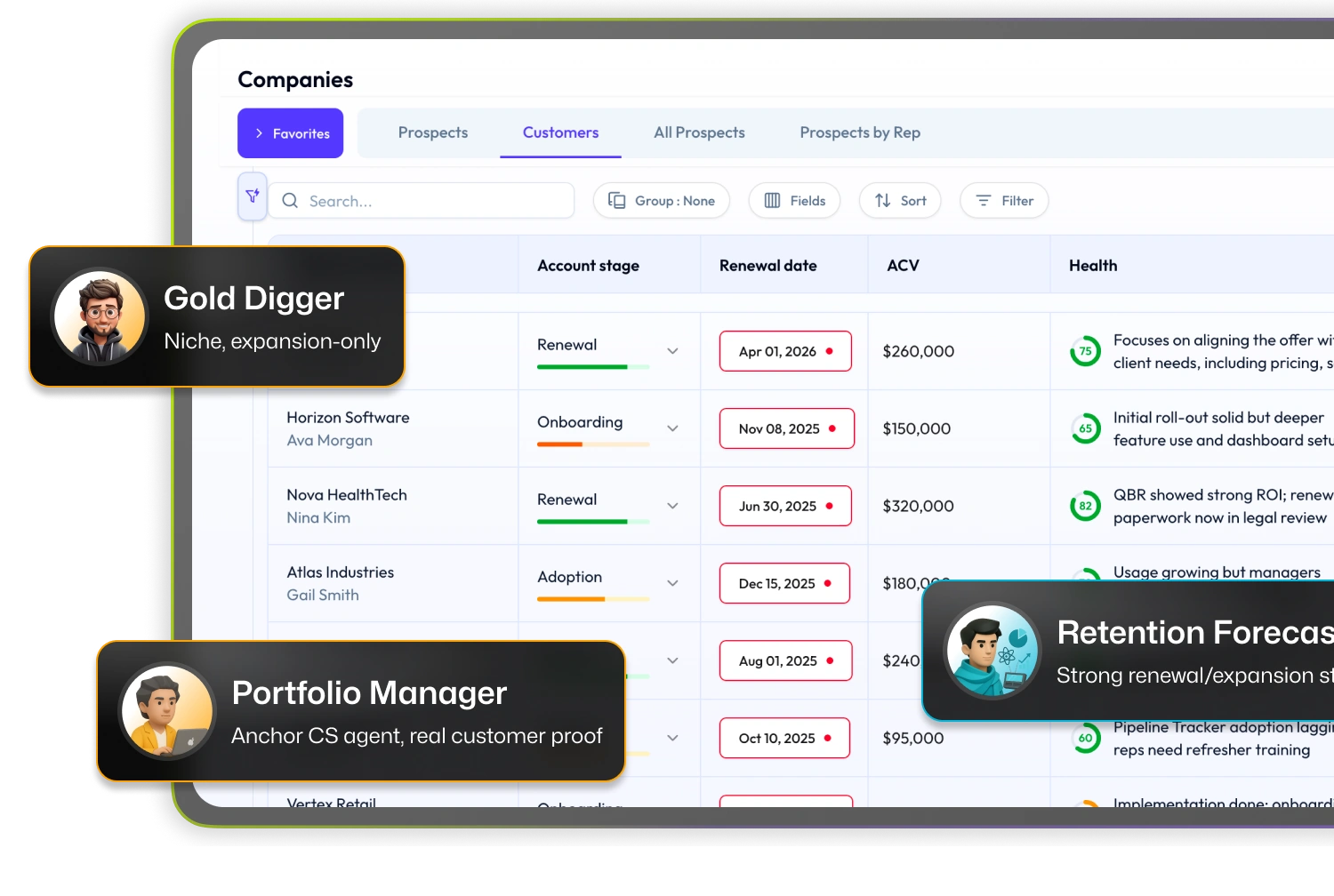 Customer Success workspace preview
