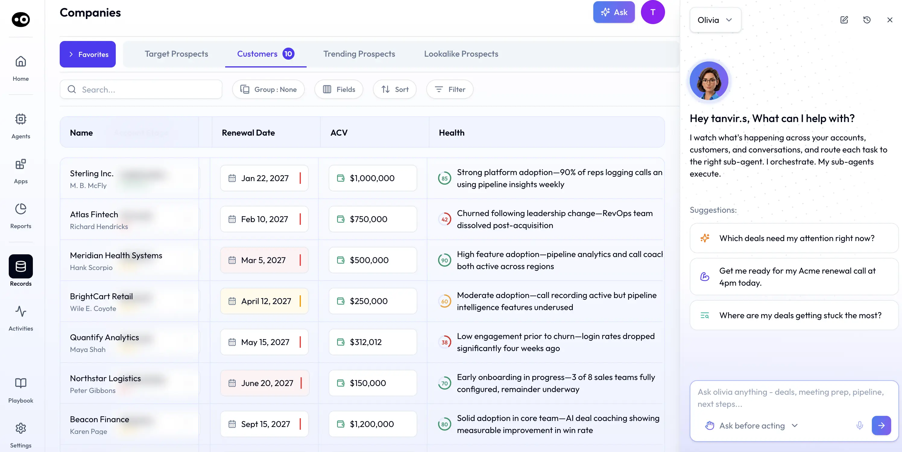 Account Management workspace preview