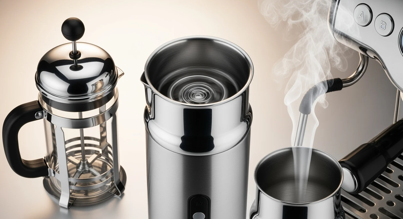 Melkopschuimer vergelijking: elektrisch, handmatig & stoom. Perfect melk opschuimen voor je koffie.