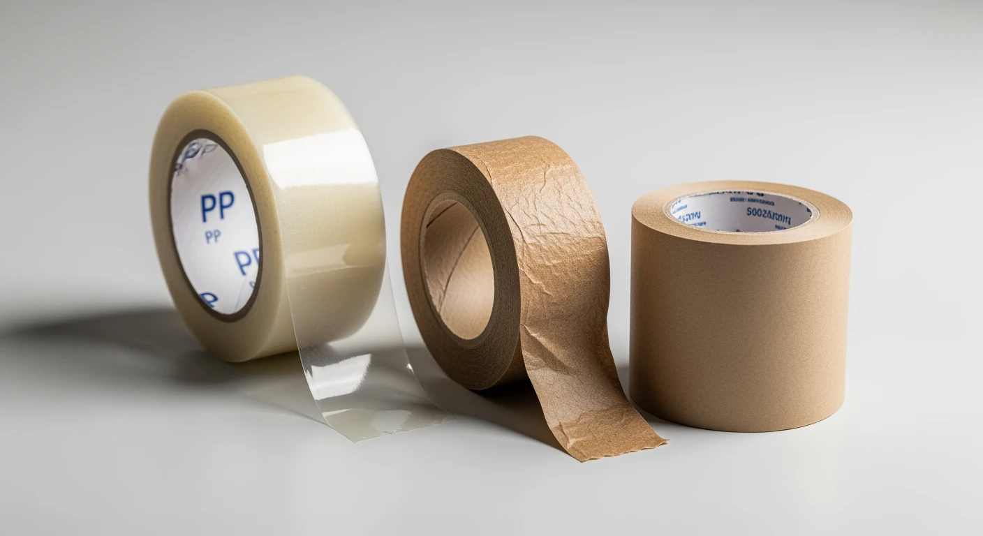 Verpakkingstape: PP, PVC en papier. Verschillende soorten tape verpakken voor jouw behoeften.