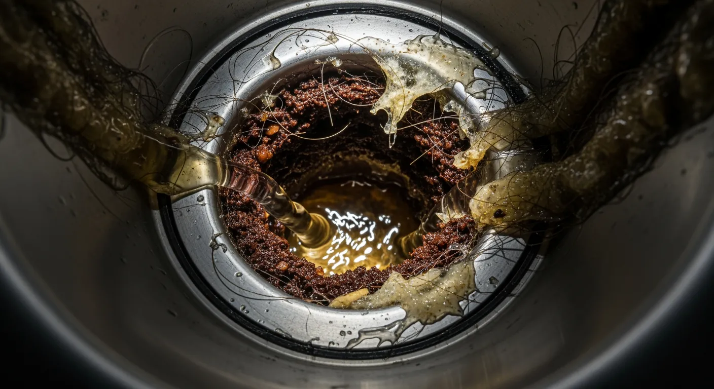 Verstopte afvoer: vet en vuil blokkeren de pijp. Kies de juiste ontstopper om te ontstoppen!