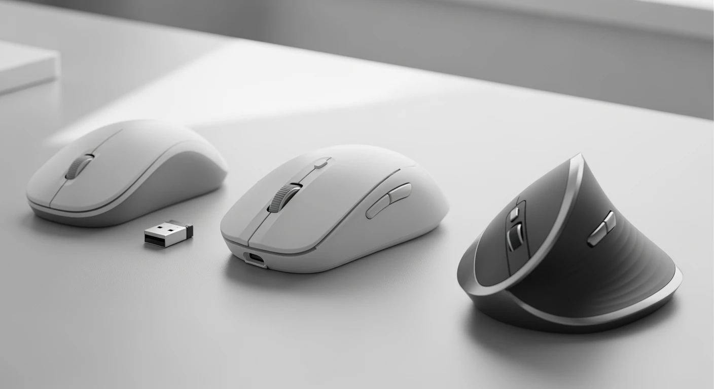 Draadloze muizen: Bluetooth, USB & ergonomisch. Kies de beste draadloze computermuis voor jouw werkplek.