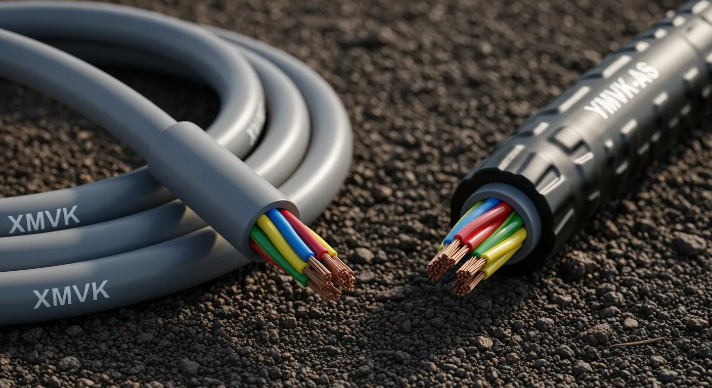 Buitenkabel: XMVK & YMVK-AS kabeltypen vergeleken. Kies de juiste kabel buiten.