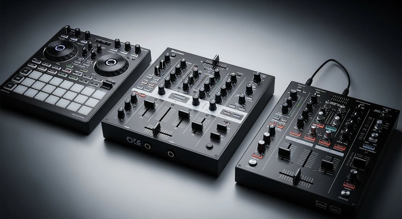 Drie DJ mixers: compact, Bluetooth en USB. Vind de beste DJ mixer om te kopen!
