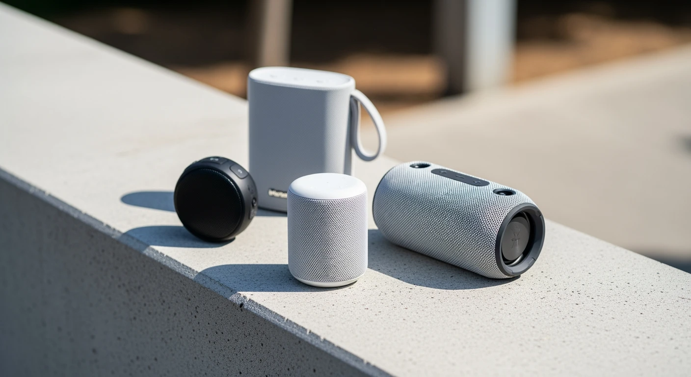 Draagbare speaker selectie. Beste draagbare speakers 2026 voor buiten.