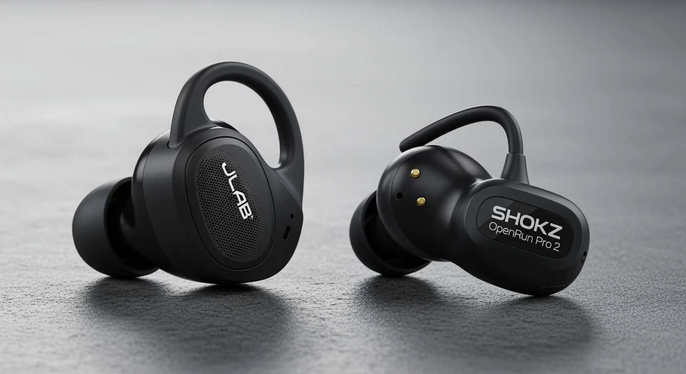 Beste sport oordopjes: JLab & Shokz op beton. Top aanraders voor 2026.