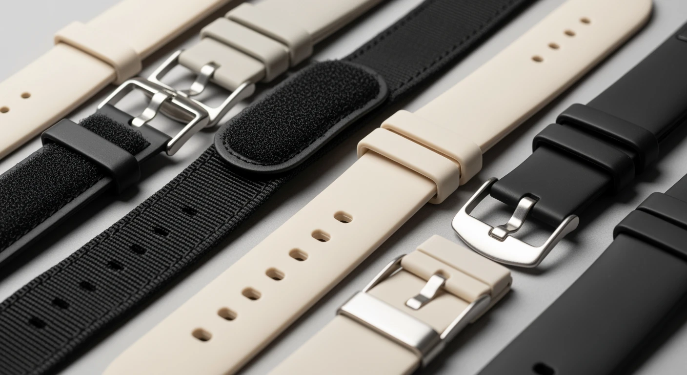 Samsung Galaxy Watch bandjes: diverse stijlen en materialen.
