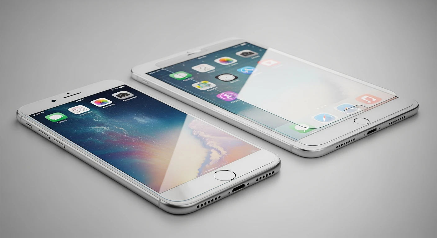 iPhone en iPad met gehard glas screenprotector. Helderheid en duurzaamheid in beeld.