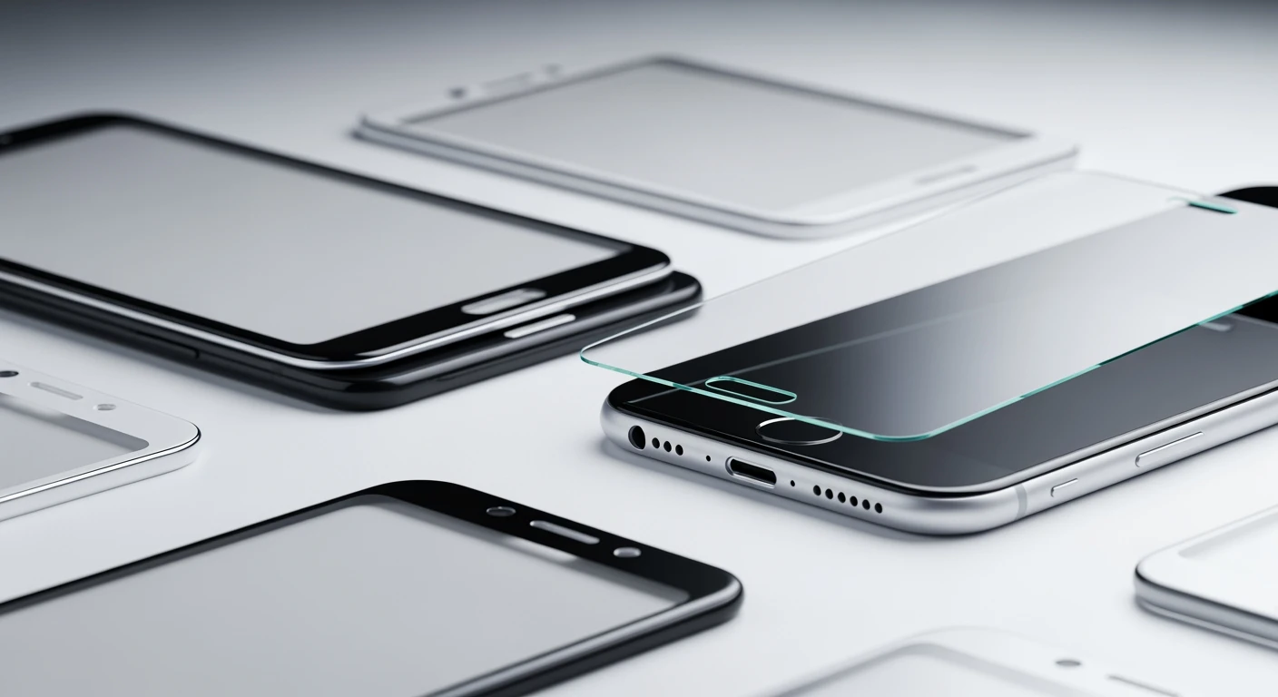 Beste screenprotector: Tempered glass protectors close-up, perfecte pasvorm & helderheid.