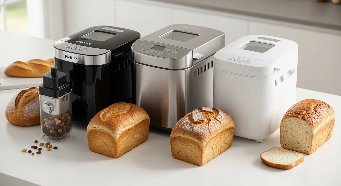 Beste broodbakmachine 2026: Vergelijking van 3 topmodellen met versgebakken brood.