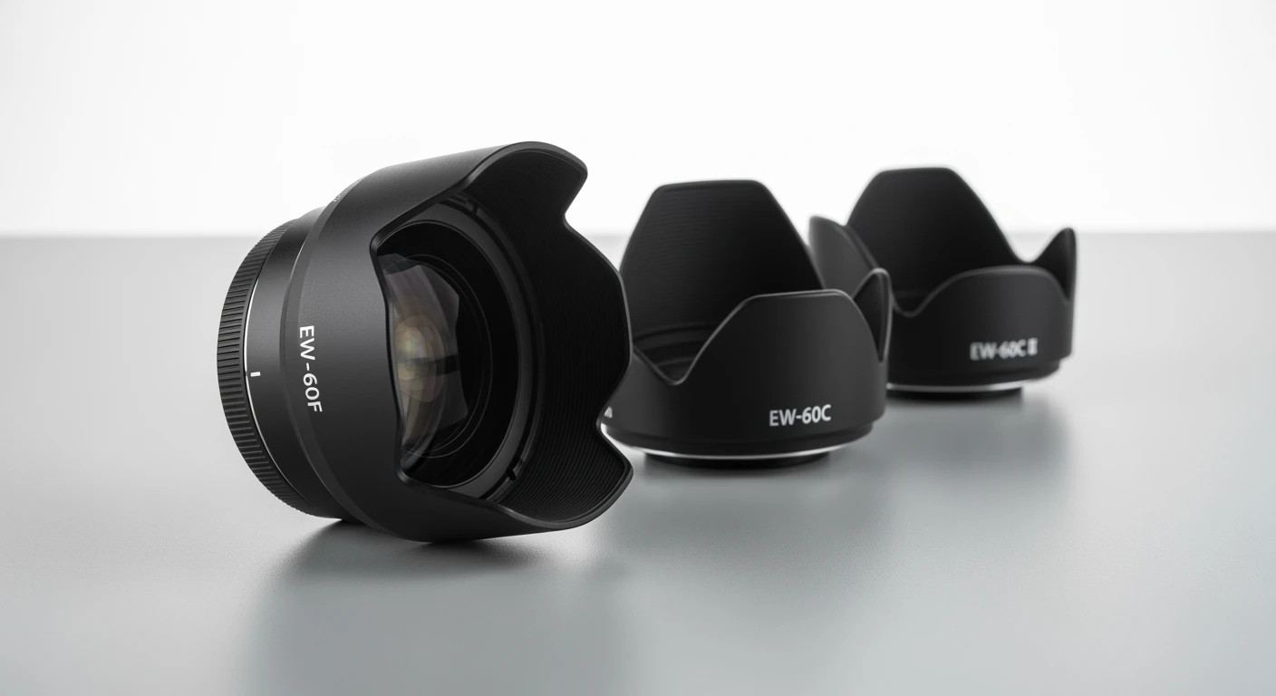 Canon camera zonnekap kopen: EW-60F, EW-60C & EW-60C II. Beste zonnekap selectie.