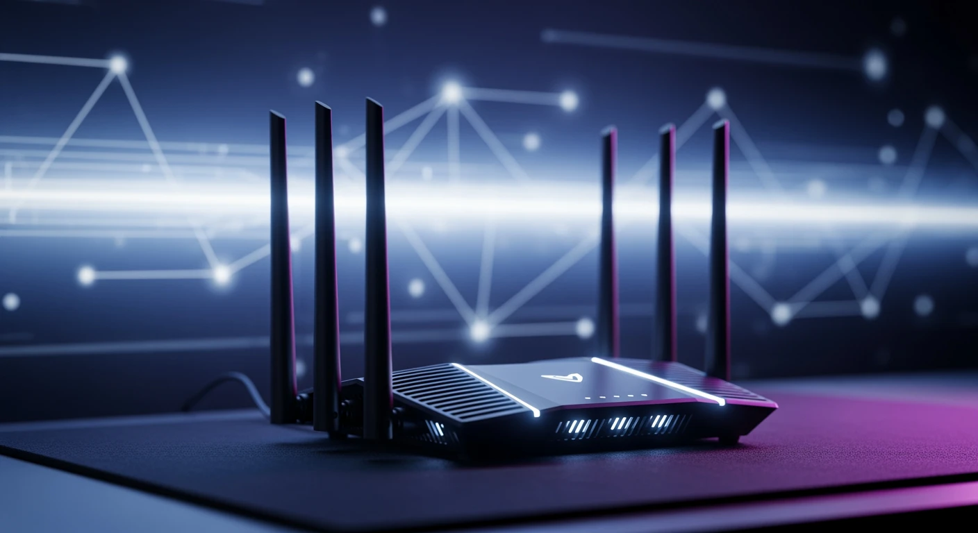 Gaming router kopen: Moderne router met snelle, stabiele verbinding voor de beste gaming ervaring.