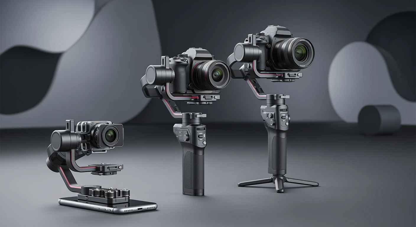 Beste gimbals vergelijking: Smartphone, mirrorless & DSLR camera stabilizer voor vloeiende video's.