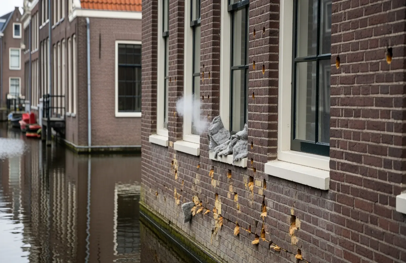 Spouwmuurisolatie in Amsterdam - professionele installatie