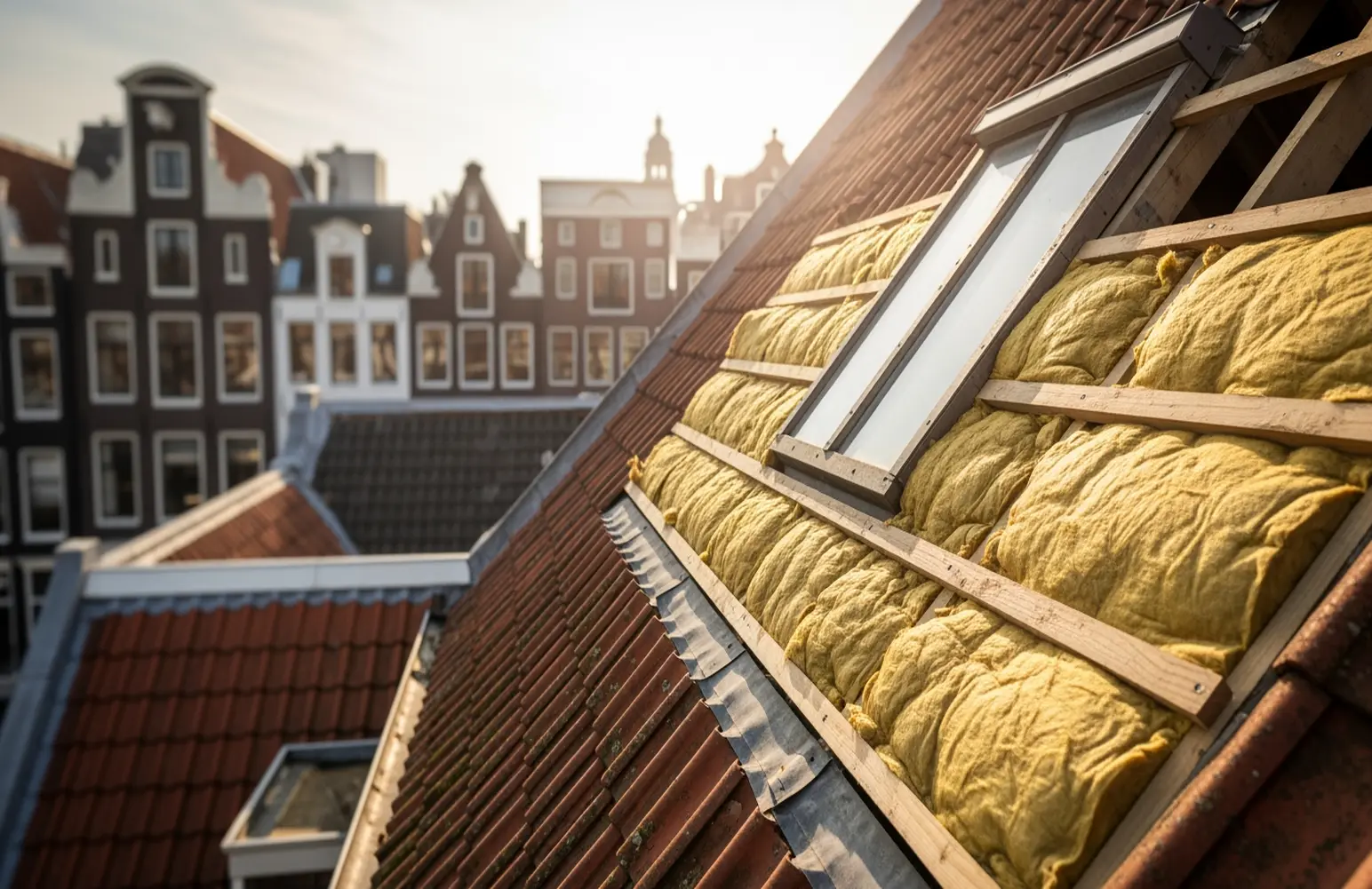 Dakisolatie in Amsterdam - professionele installatie