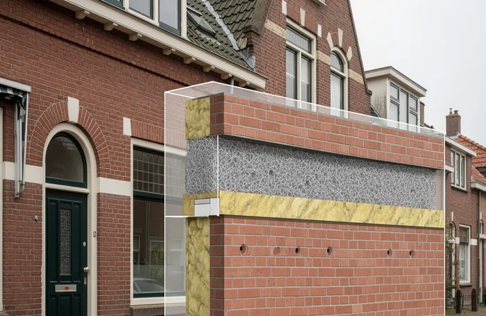 Spouwmuurisolatie in Leiden - professionele installatie