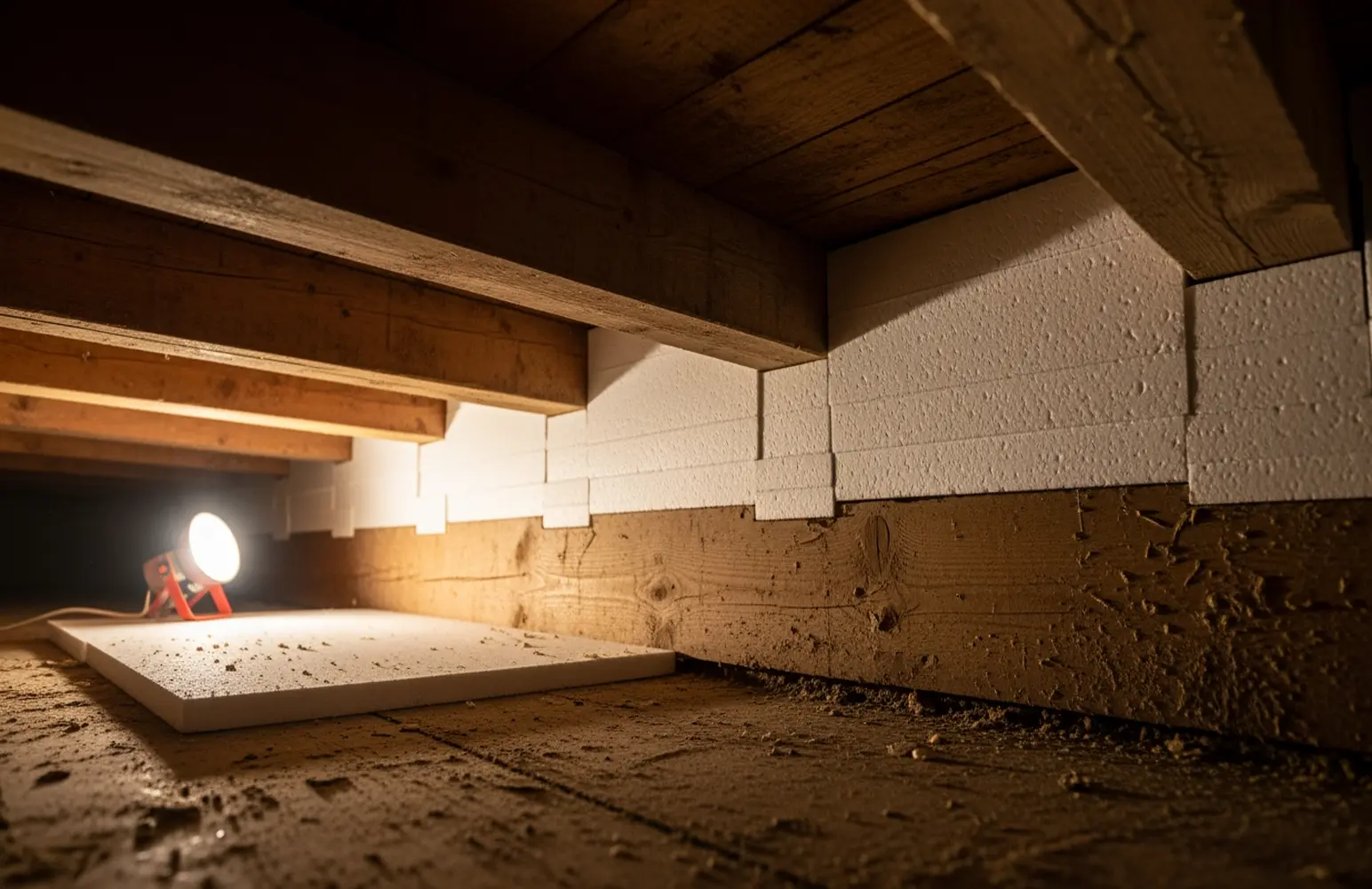Kruipruimte Isolatie in Assen - professionele installatie