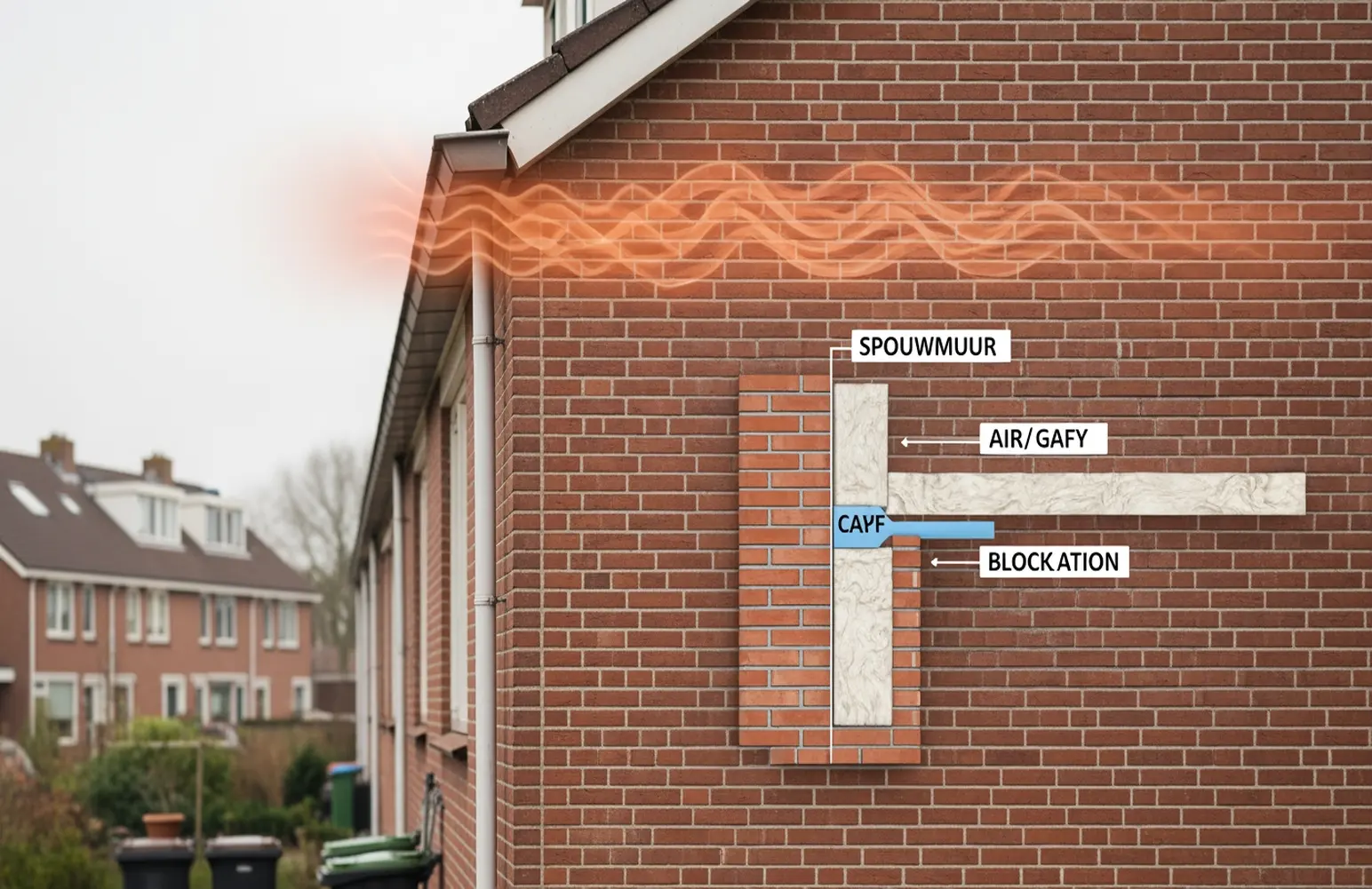 Spouwmuurisolatie in Nieuwegein - professionele installatie