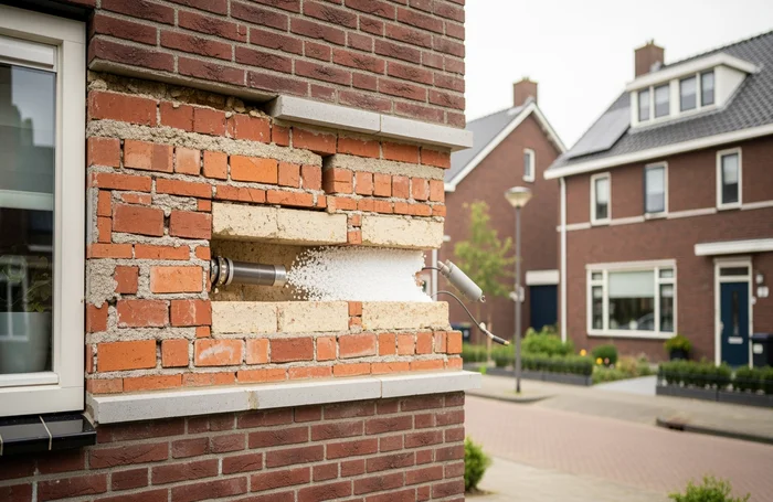 Spouwmuurisolatie in Veghel - professionele installatie