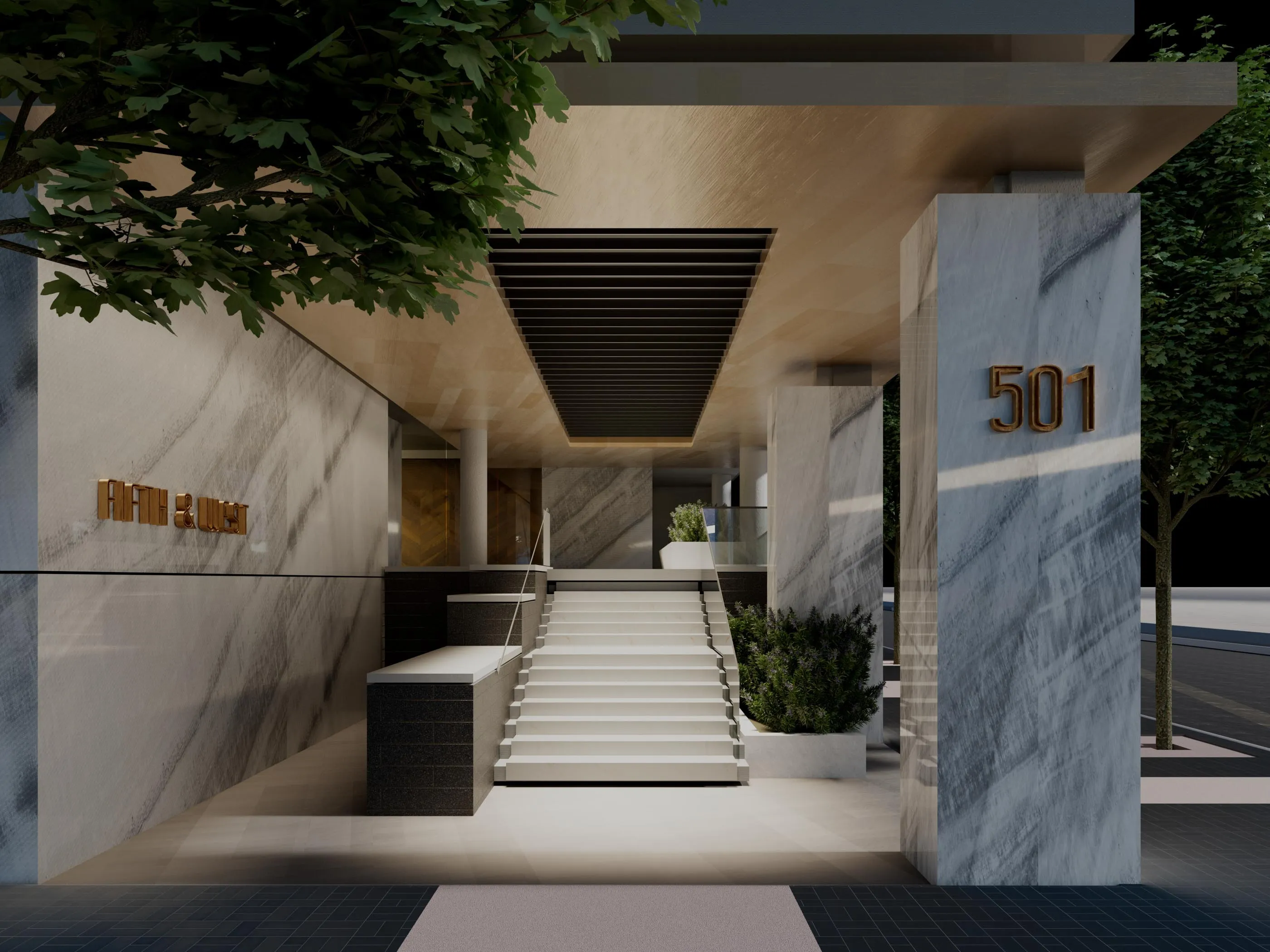 Building Entry Rendering