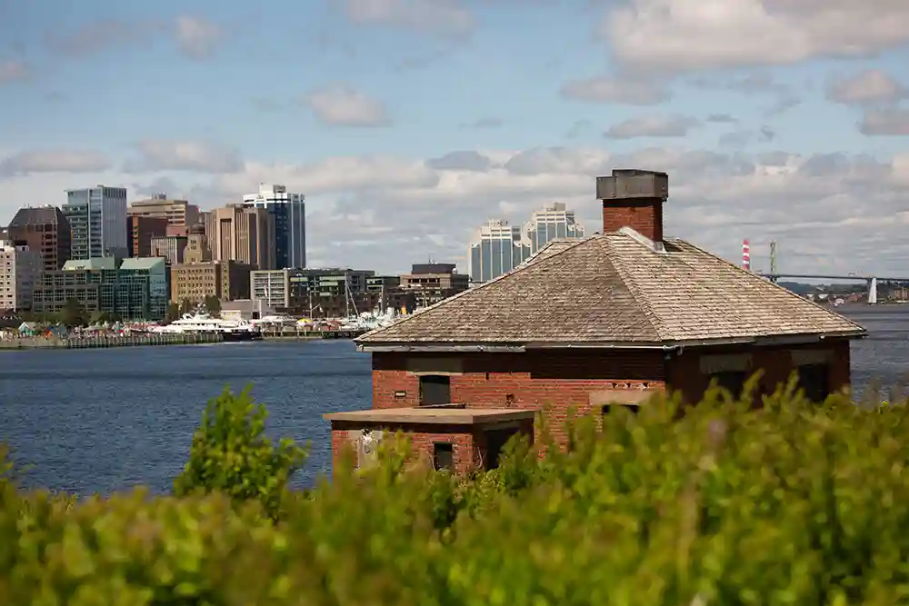 The Halifax Skyline as seen from Georges Island.