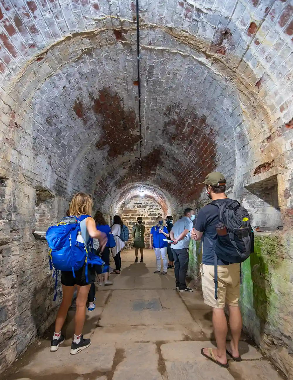 Tunnels on Georges Island National Historic Site. Photo credit: Davey and Sky (daveyandsky.com)