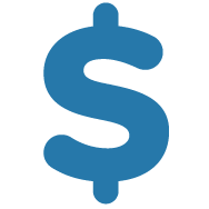 Dollar sign icon.