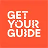 Get Your Guide logo (white lettering against an orange background).