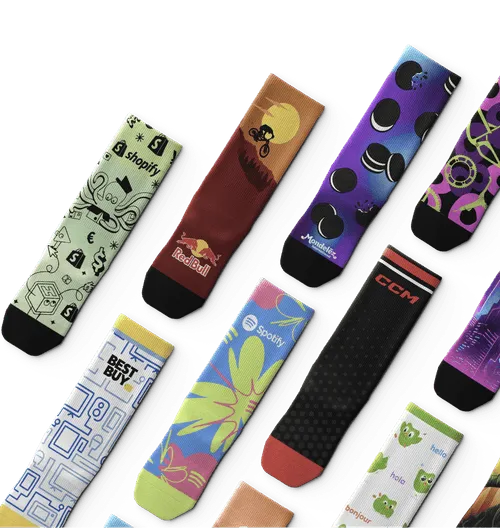 a wide variety of custom socks