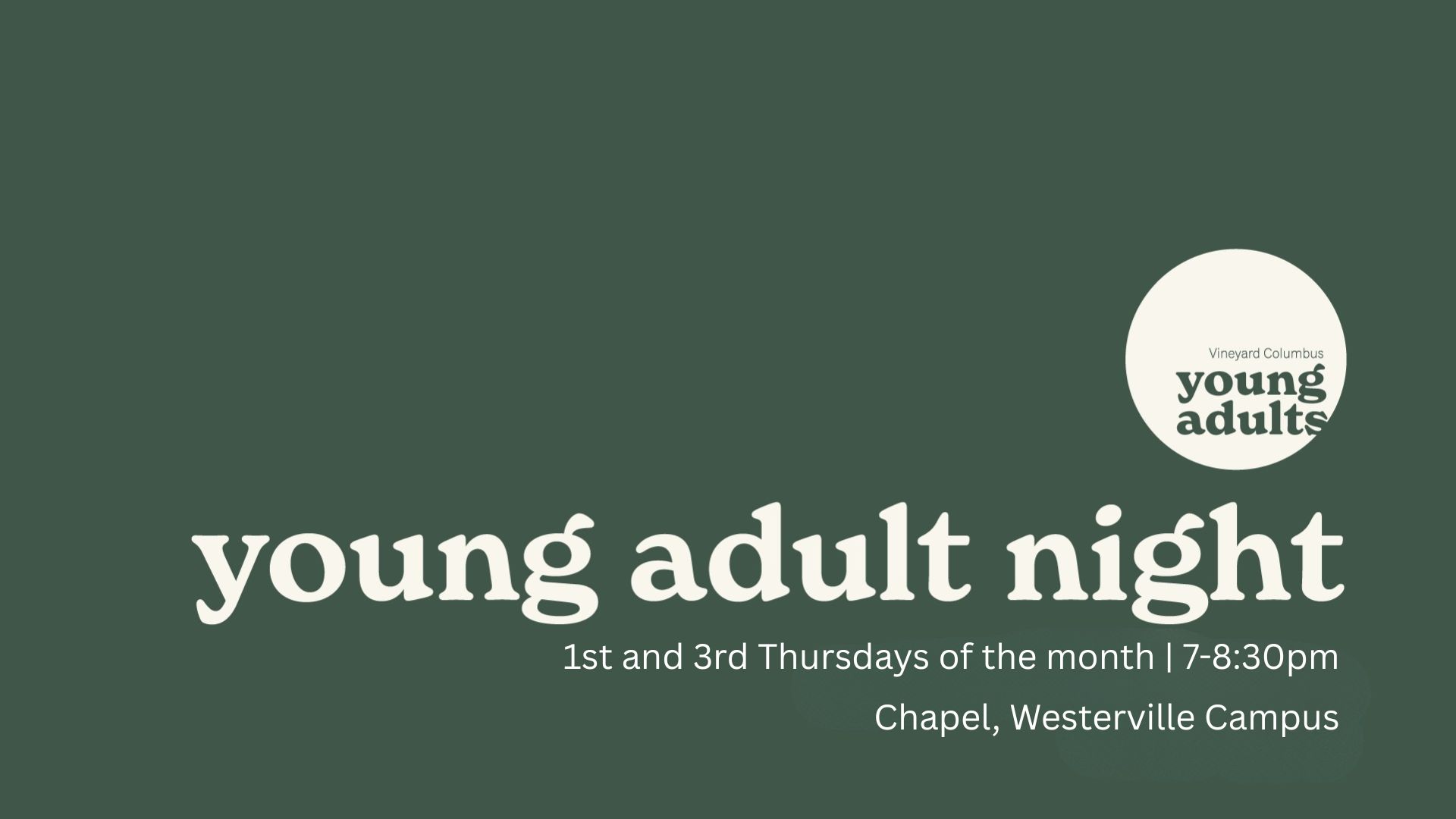 Young Adult Night