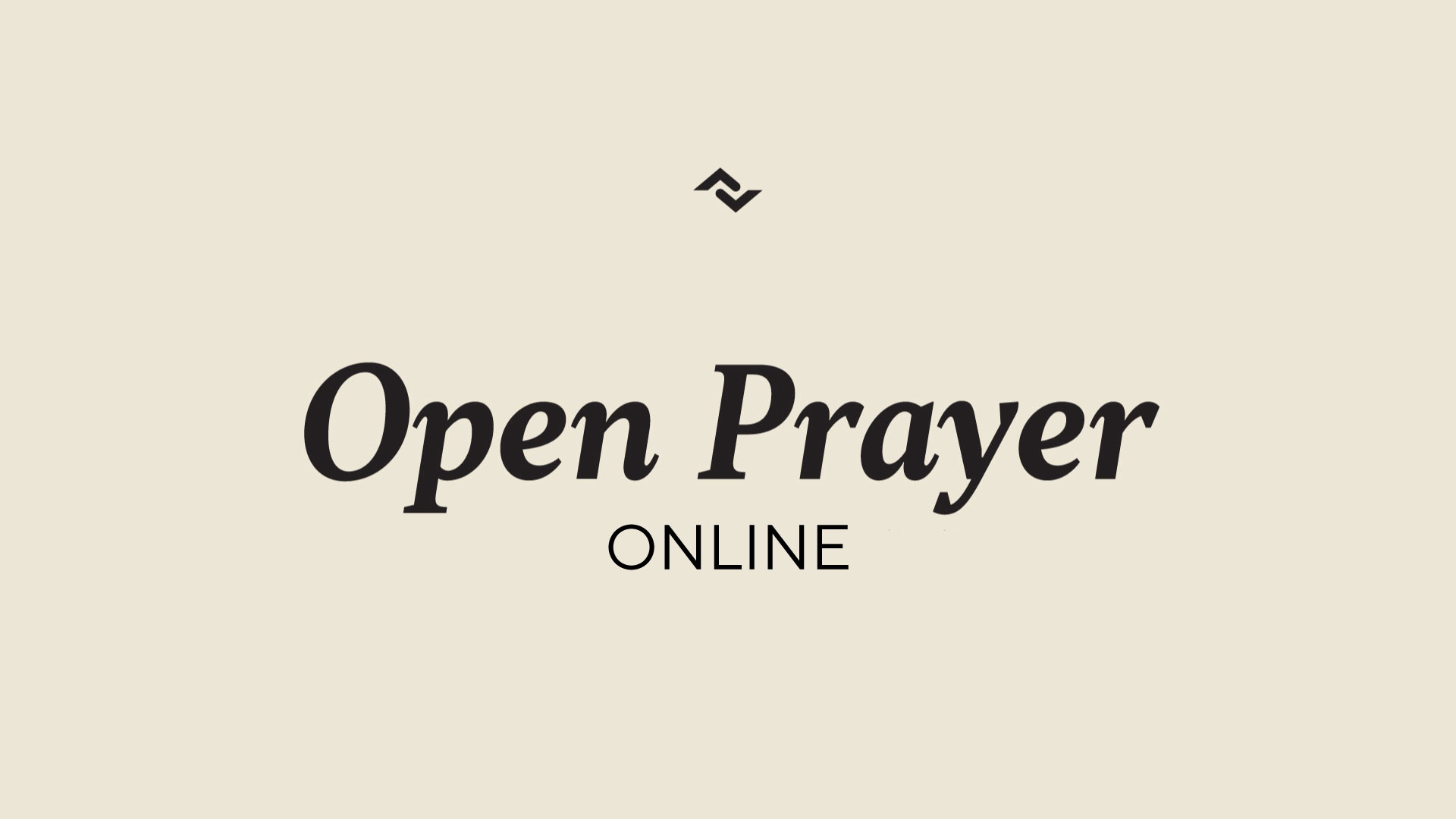 Open Prayer | Online