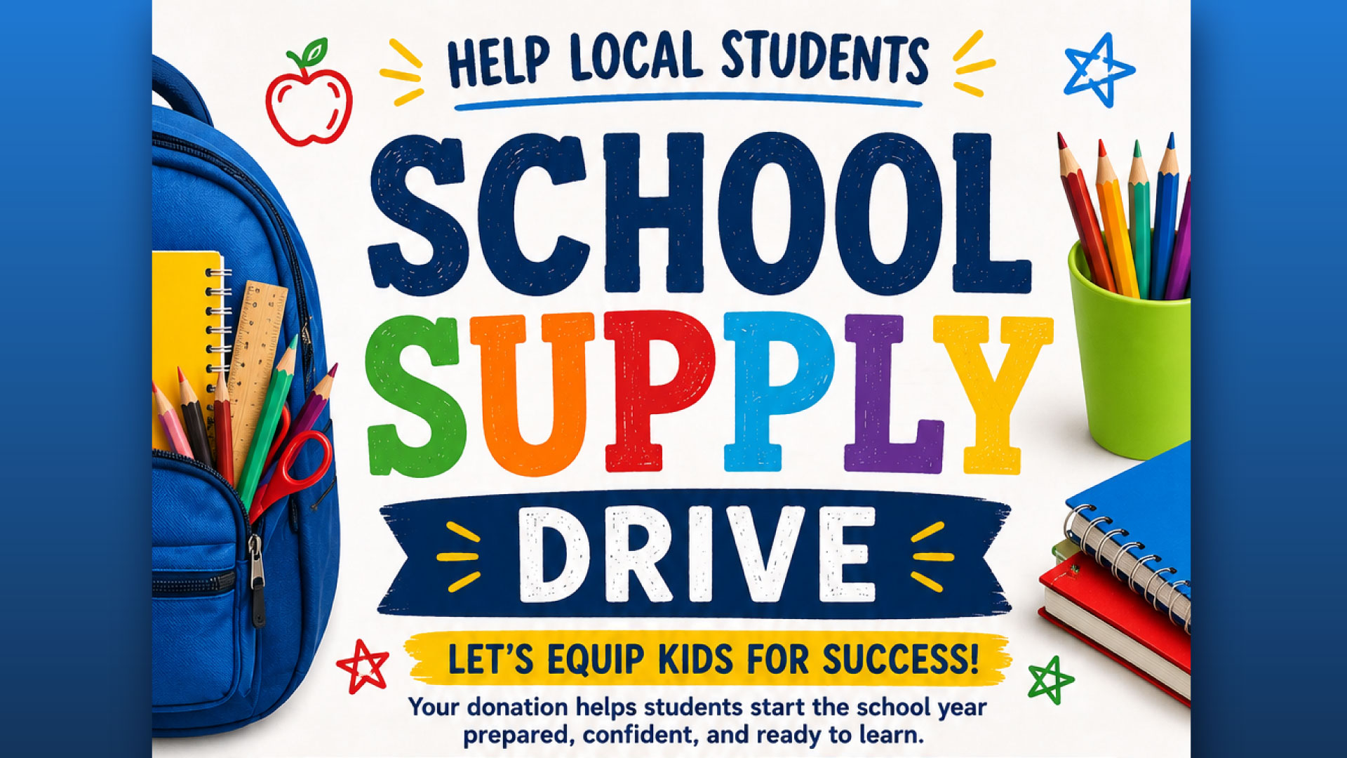 Back to School Drive