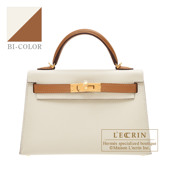 Hermes Kelly 20 HSS Gold Craie Epsom Leather GHW