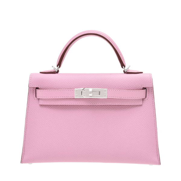 Hermes Kelly 20 Sellier Mauve Sylvestre Epsom Leather PHW