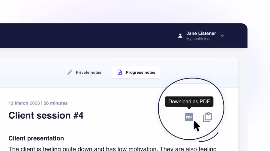Notes and transcripts in pdf format and more