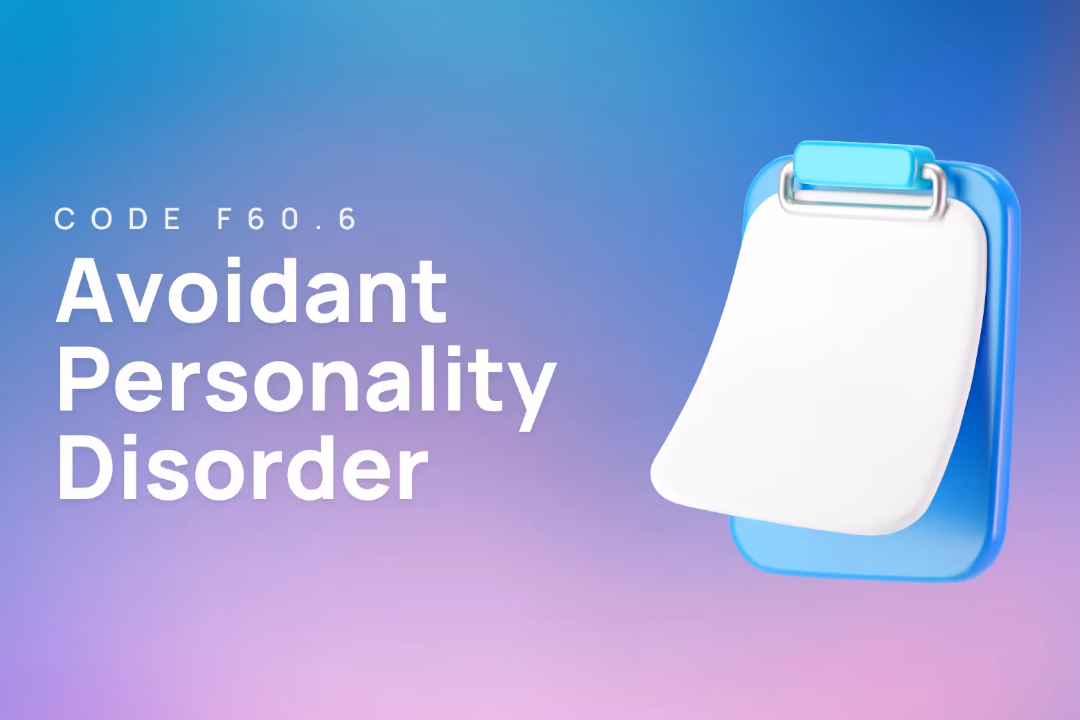 ICD-10 code for avoidant personality disorder