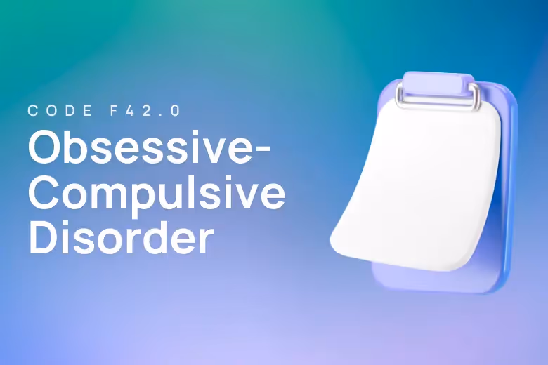 ICD-10 code for obsessive-compulsive disorder (OCD)