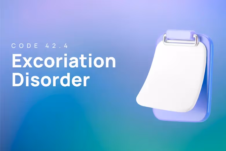 ICD-10 code for excoriation (skin-picking) disorder