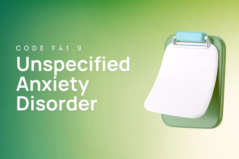 ICD-10 code for unspecified anxiety disorder
