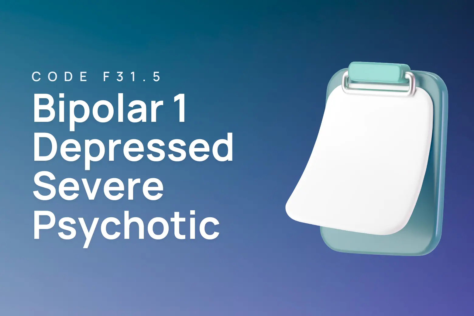 ICD-10 code for bipolar disorder, current episode depressed, severe, with psychotic features