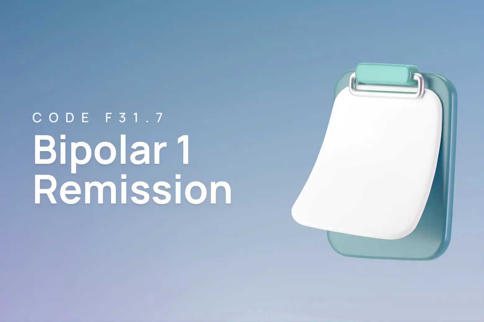 ICD-10 code for bipolar disorder in remission