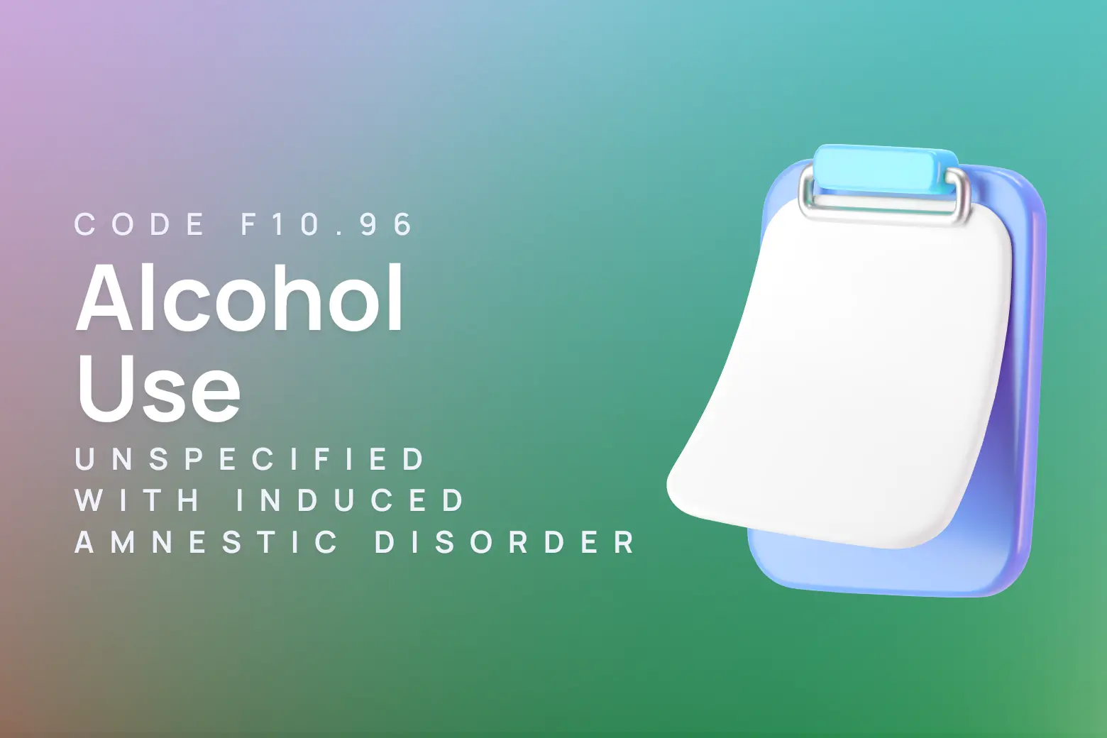 ICD-10 code for alcohol use, unspecified, with alcohol-induced persisting amnestic disorder