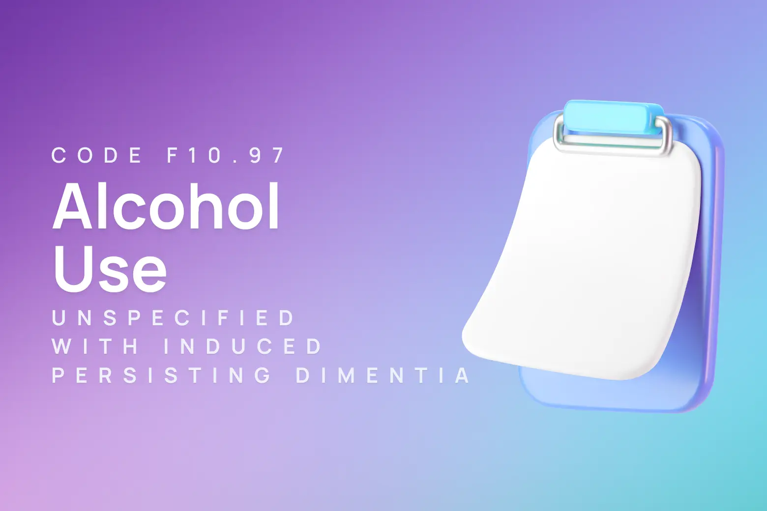 ICD-10 code for alcohol use, unspecified, with alcohol-induced persisting dementia
